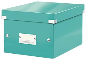Tyrkysovozelená úložná škatuľa Leitz Universal, dĺžka 28 cm