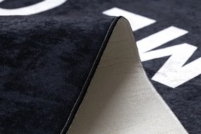 Dywany Łuszczów Kusový koberec Bambino 2104 Game Over black - 160x220 cm