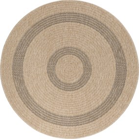 Kusový koberec Comilla 886 Black kruh, 80x80 (priemer) kruh, hnedá, chodba / predsieň, Ayyildiz