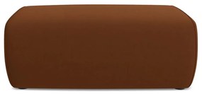 Terakotová zamatová podnožka Kapua – Makamii