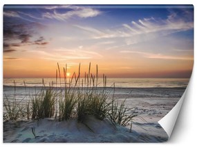 Fototapeta, Západ slunce na pláži - 150x105 cm