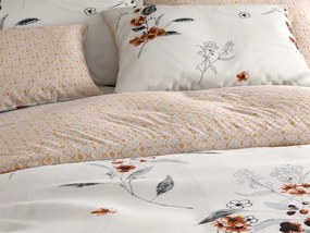 Obojstranné obliečky DUO SENSE SOFIRA krémové + obliečka na vankúšik 40x50 cm ZDARMA Rozmer obliečky: 70 x 90 cm | 140 x 200 cm