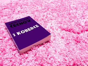 Mono Carpet, Kusový koberec Efor Shaggy 7182 Pink, 200x290, ružová, detská izba