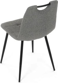 Jedálenská stolička sivá DCL-V2017 GREY2