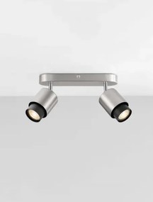LED nikel designové stropné svietidlo Ison 2