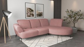 XXXLutz ROHOVÁ SEDAČKA, textil, staroružová Sit & More - Sedačky - 000144013213