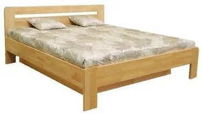 Drevená posteľ Kars 2, 180x200 vr.roštu a úp, bez matracov,masív