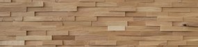 SPLITT MINI WOOD, DUB PRÍRODNÝ, 8 radov, štiepaný obklad - balenie obsahuje 4,5 kusov panelov (790 x 180 mm)