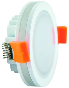 S.T.R. Zápustné stropné osvetlenie GOTI LED C, 5W, denná biela, 8cm, okrúhle, biele