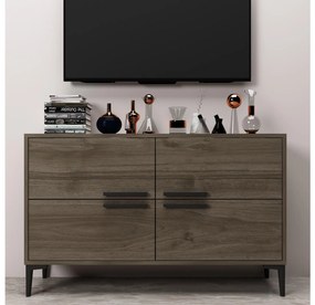TV stolík/skrinka Kipobu (orech) . Akcia -16%. Vlastná spoľahlivá doprava až k Vám domov. 1095290