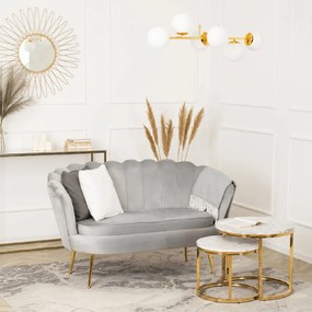 PROXIMA.store - Elegantná pohovka Zendaya FARBA: sivá