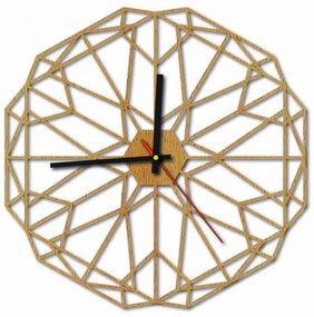 Sentop - MDF Nástenné hodiny do obyvačky HDKF017 i čierne I SENTOP HDFK0017 PR0346 MDF