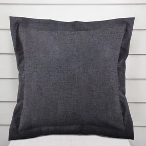 Biante Dekoračná obliečka na vankúš s lemom PML-047 Čiernosivý melír 30 x 50 cm