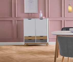 Čalúnená stolička, antracitová