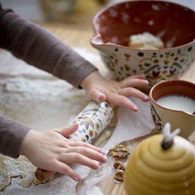 Bloomingville Detský set na pečenie Bryn Brown Stoneware - set 3 ks