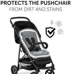 Hauck Podložka do kočíka Liner Charcoal