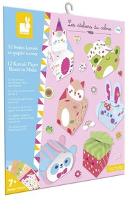 Janod Atelier Mini Kreatívna sada Origami papierové krabičky od 7 rokov
