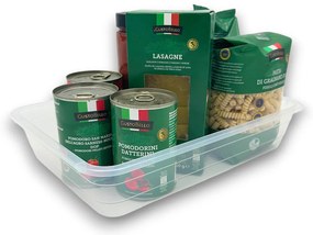 Plochý transparentný box bez veka, miska, L – 35x25x7cm, BOWL