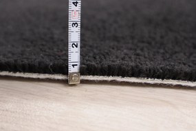 Vopi, Koberec metráž Eton čierny 78 - neúčtujeme odrezky z role, na mieru, šíře 1,33m,1m,2m,3m,4m,na mieru, neúčtujeme odrezky, čierna, filc, kuchyňa