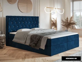 PROXIMA.store - Kontinentálna boxspring posteľ MILLA ROZMER: 140 x 200 cm, TYP MATRACA: TAŠTIČKOVÉ PRUŽINY, VRCHNÝ MATRAC (TOPPER): BEZ TOPPERU