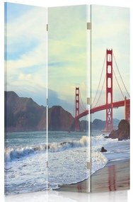 Gario Paraván Golden Gate Bridge Rozmery: 110 x 170 cm, Prevedenie: Klasický paraván