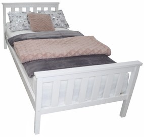 MD Jednolôžková posteľ Nora 90x200 - biela