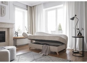 Béžová menčestrová leňoška (ľavý roh) Chic Charlotte – Miuform