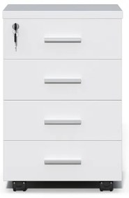 Pojazdný kancelársky kontajner Houseland Prime Pro 02 biely