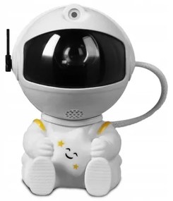 LED RGB projektor LED/5W/5V astronaut + diaľkové ovládanie