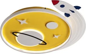 Brilagi -LED Detské stropné svietidlo STARSHIP LED/64W/230V 3000/4500/6000K žltá