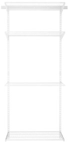 Nástenný regál do práčovne 200x80x40 cm TOPTRACK