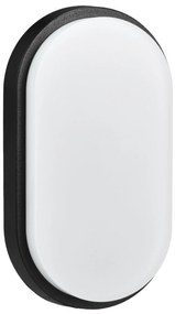 TOP LIGHT Svetlo nástenné-stropné Bari, Čierna