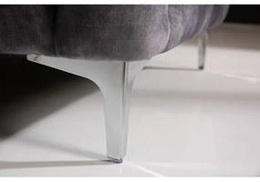 Taburetka 41135 Modern Barock Zamat Šedá  - Komfort-nábytok