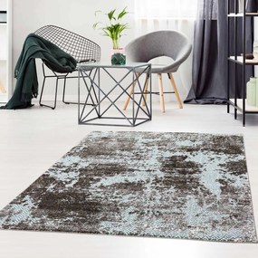 Dekorstudio Moderný koberec MODA SOFT sivo modrý 1137 Rozmer koberca: 80x300cm