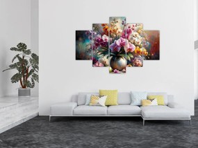 Obraz - Váza kvetov II. (150x105 cm)