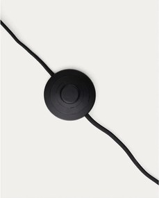 Čierna stojacia lampa (výška 147 cm) Manie – Kave Home