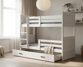 Poschodová posteľ RICO 2 190x90 Biela