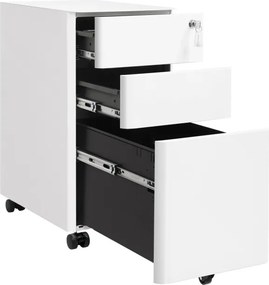 Mobilná skrinka biela AUK-E1130 WT
