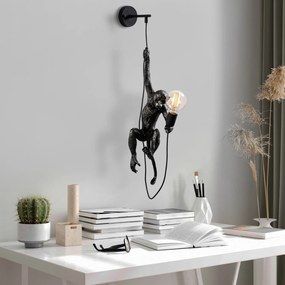 Nástěnná lampa Singe černá