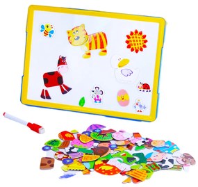 Rappa Magnetická tabuľka so zvieratkami, 29 x 21 cm