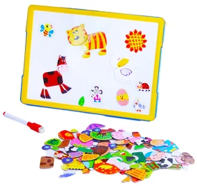 Rappa Magnetická tabuľka so zvieratkami, 29 x 21 cm