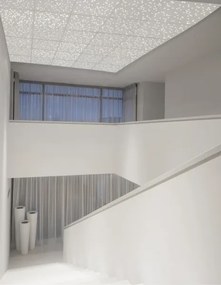 Stropné svietidlo LED so stmievaním Cielo 30 biele s diaľkovým ovládaním