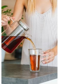 Sklenená čajová kanvica Vialli Design, 1,5 l