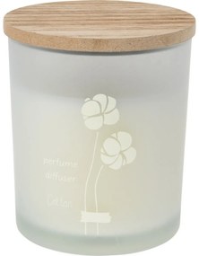 Sviečka v skle Flora home Cotton, 8,8 x 10 cm
