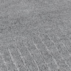 Sivobéžový ručne tkaný vlnený koberec 200x290 cm Border – Flair Rugs