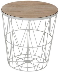 Konferenčný stolík Space biely/drevo