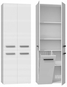 Kúpeľňová skrinka NEL DD 1K biely mat