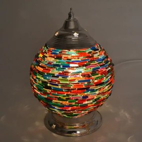 Stolná lampa mosaic orient Globe beads PATCHWORK Ø15