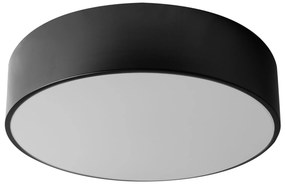 Toolight - Stropná lampa 30 cm okrúhla 3xE27 60W app640-2c, čierna, OSW-00088