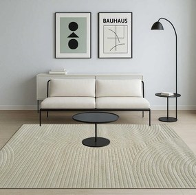 TZ Sivý obdĺžnikový geometrický koberec Strado Polo Path Grey vzor pruhy Rozmer: 120x170 cm